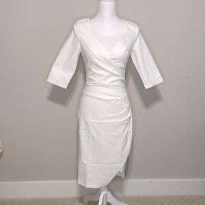 Vintage Inspired Faux Wrap Dress